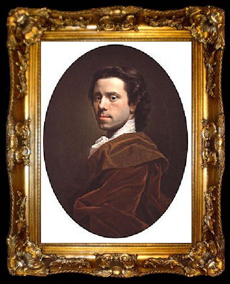 framed  Allan Ramsay Self portrait, ta009-2